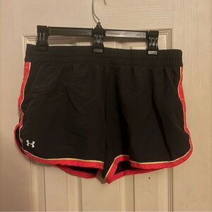 Grey Under Armour Shorts with Small Logo - Women’s Medium